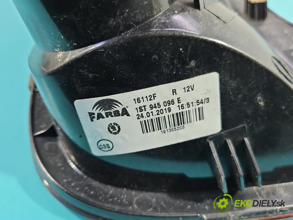 Skoda Citigo 2011-2019 1.0 MPI 75 HP manual 55 kW 999 cm3 5- svetlo / reflektor zadné pravé 1ST945096E (Kľučka dverí ostatné)