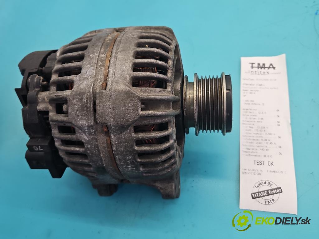 Skoda Octavia II 2004-2013 1.9 tdi 105 hp manual 77 kW 1896 cm3 5- Alternator 06F903023F (Alternátor)