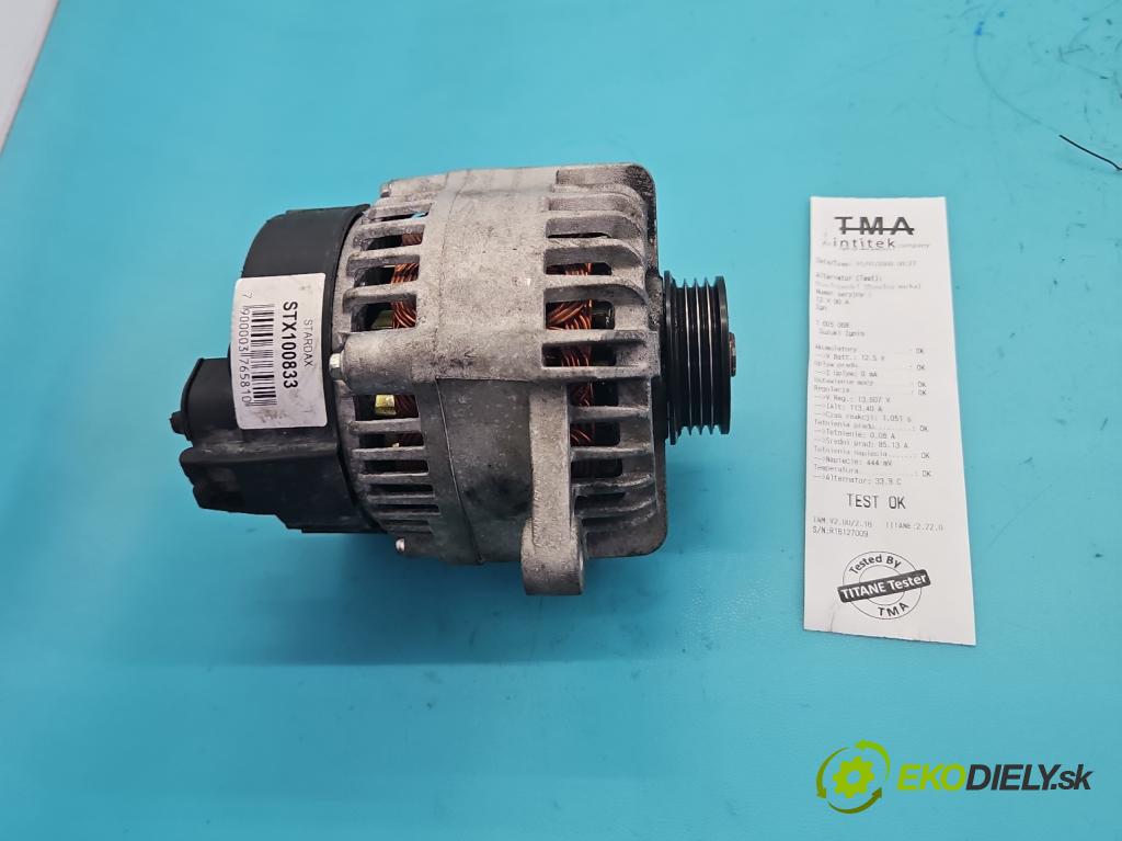 Suzuki Ignis 1.3 16V 93KM manual 68.6 kW 1328 cm3 5- Alternator  (Alternátor)
