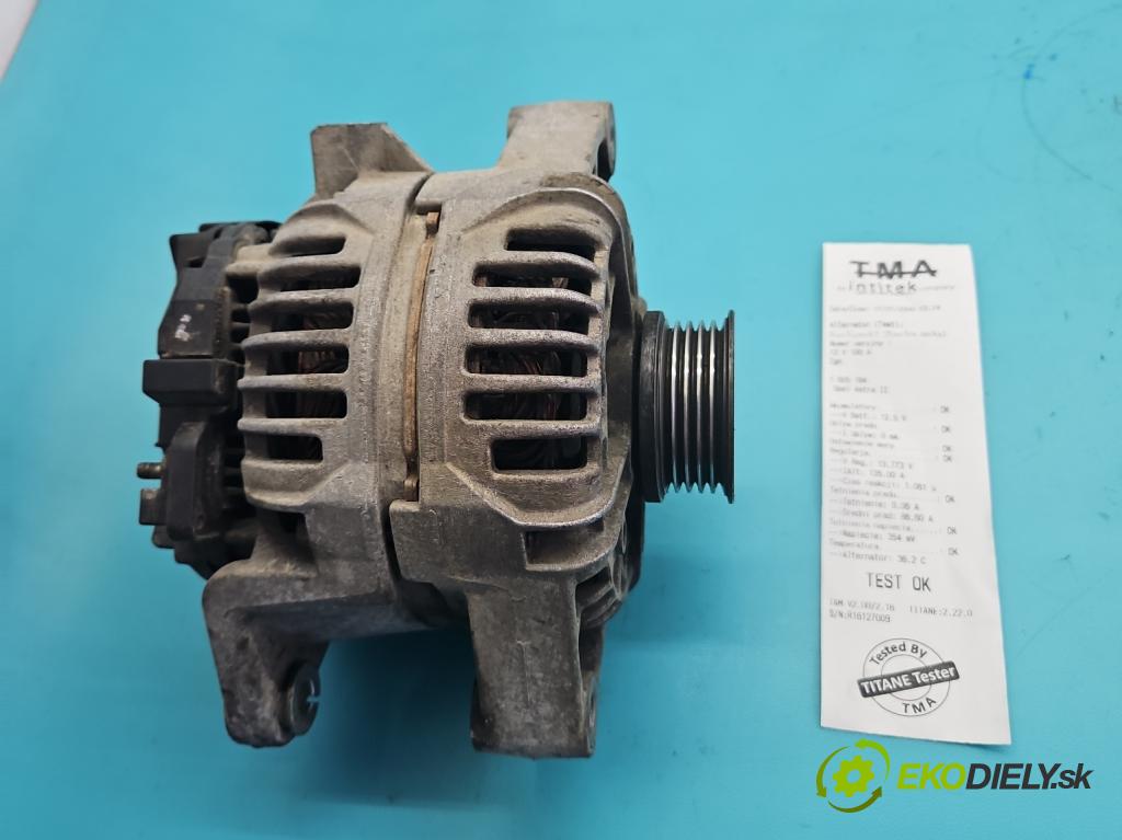 Opel Astra II 1998-2009 1.6 16V 101 hp manual 74 kW 1598 cm3 5- Alternator 0124415002 (Alternátor)