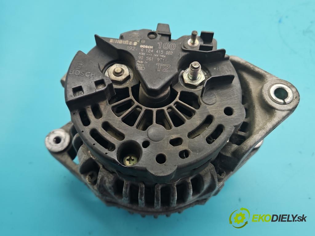 Opel Astra II 1998-2009 1.6 16V 101 hp manual 74 kW 1598 cm3 5- Alternator 0124415002 (Alternátor)