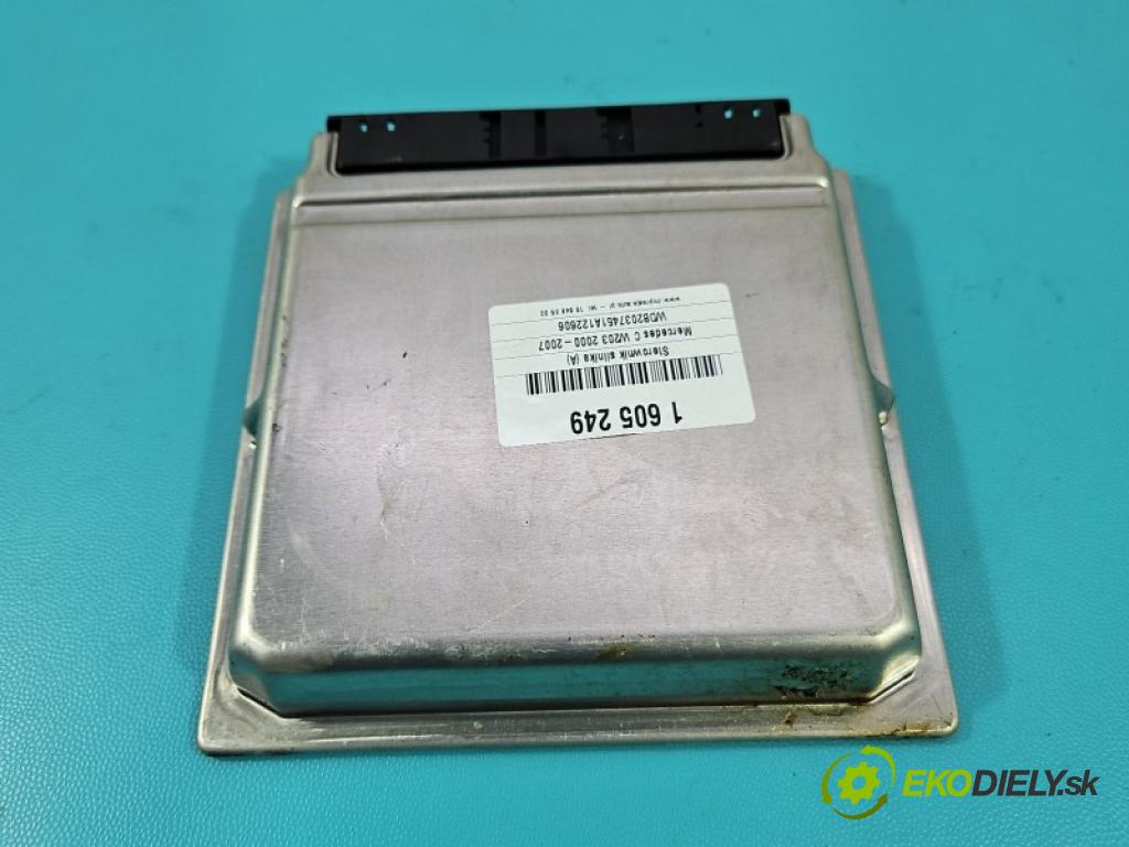 Mercedes C W203 2000-2007 2.0 kompressor 163 hp manual 120 kW 1998 cm3 3- řídící jednotka motoru A1111531879