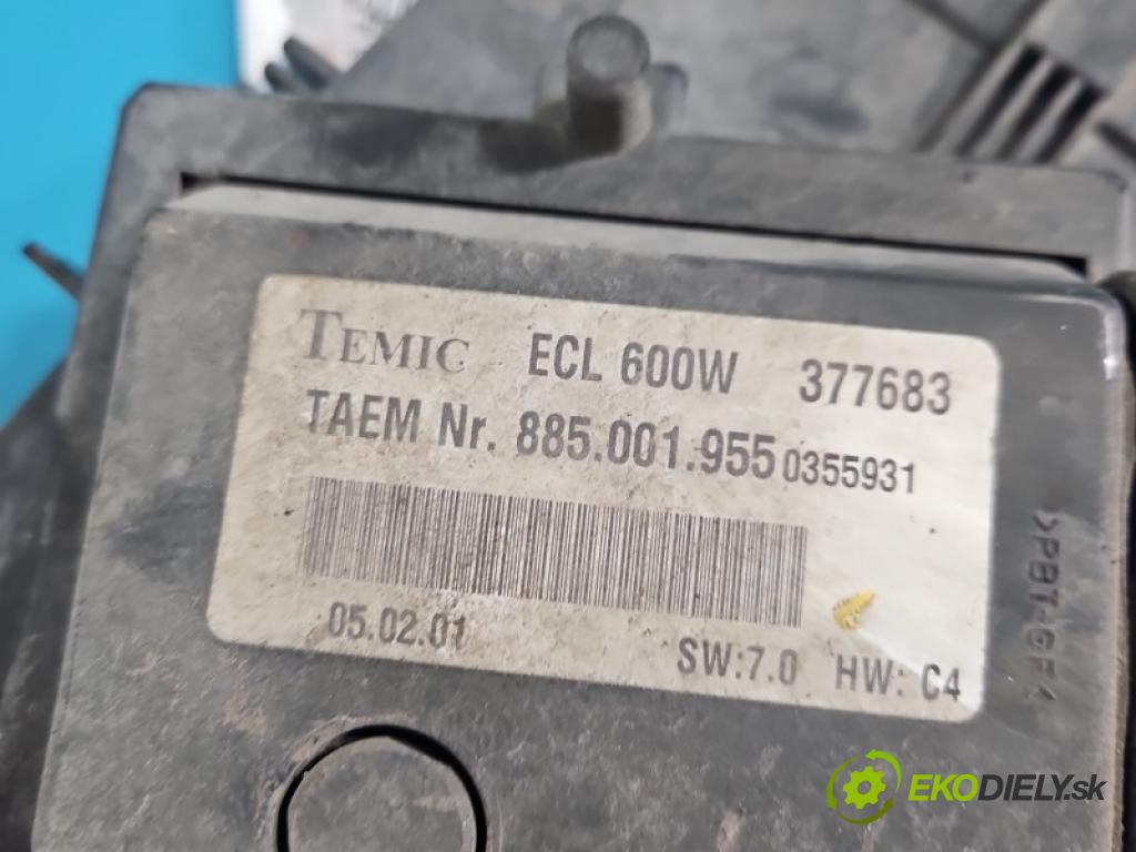 Mercedes C W203 2000-2007 2.0 kompressor 163 HP manual 120 kW 1998 cm3 3- Ventilátor chladiča A2035000293
