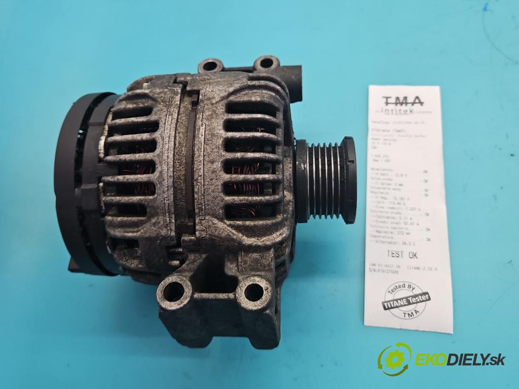 Bmw 1 E87 2004-2011 2.0 16V 129 HP manual 95 kW 1995 cm3 5- Alternator 0124325116 (Alternátor)