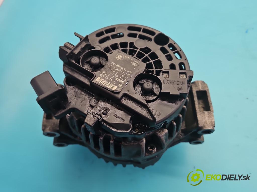 Bmw 1 E87 2004-2011 2.0 16V 129 hp manual 95 kW 1995 cm3 5- Alternator 0124325116 (Alternátor)
