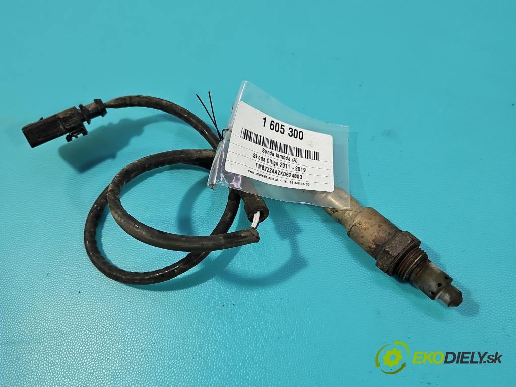 Skoda Citigo 2011-2019 1.0 MPI 75 HP manual 55 kW 999 cm3 5- Sonda lambda 04C906262AL (Lambda sonda)