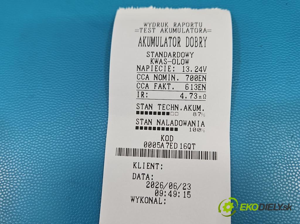 Bmw 1 E87 2004-2011 2.0 16V 129 HP manual 95 kW 1995 cm3 5- Akumulator automobilovy