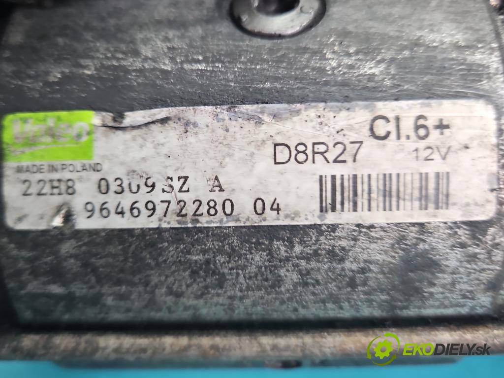 Citroen C8 2002-2014 2.0 hdi 120 hp manual 88 kW 1997 cm3 5- startér: 9646972280 (Startér)