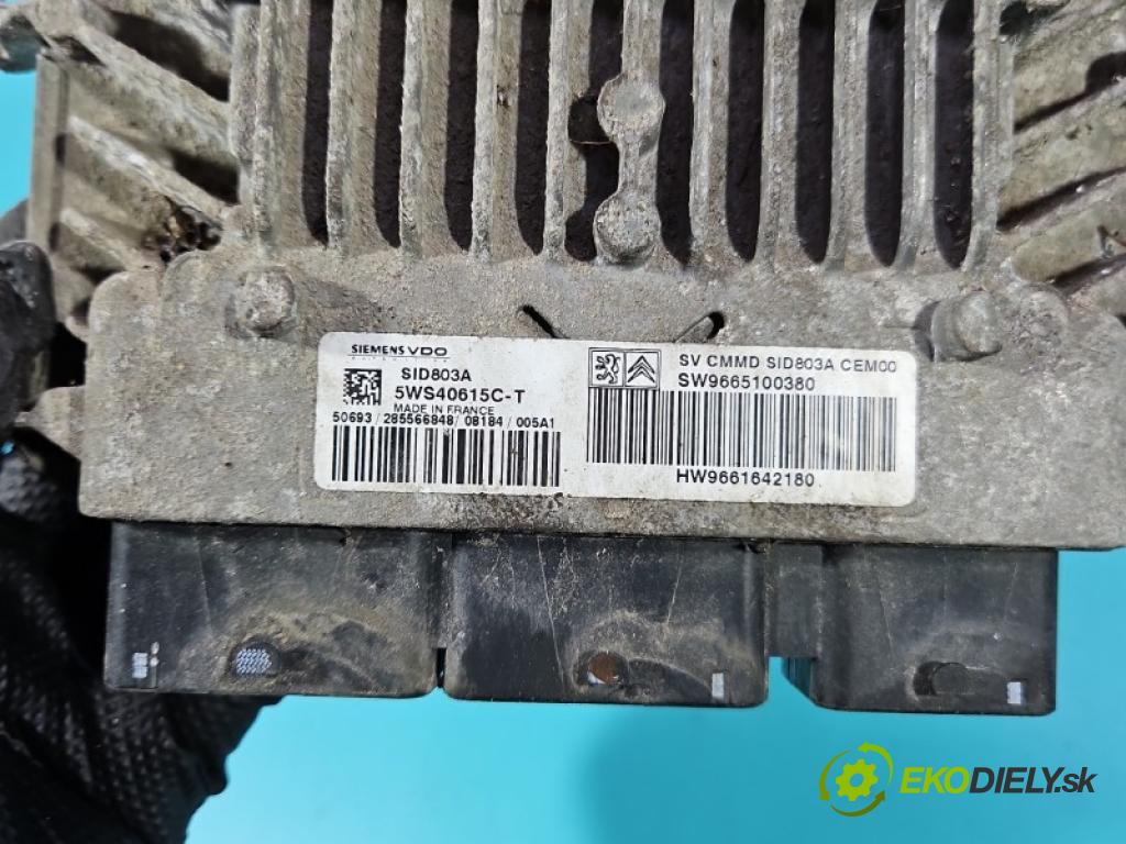 Citroen C8 2002-2014 2.0 hdi 120 hp manual 88 kW 1997 cm3 5- řídící jednotka motoru 5WS40615C-T