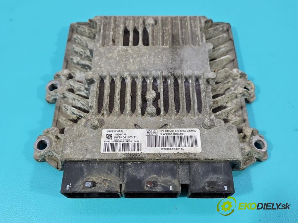 Citroen C8 2002-2014 2.0 hdi 120 hp manual 88 kW 1997 cm3 5- řídící jednotka motoru 5WS40615C-T