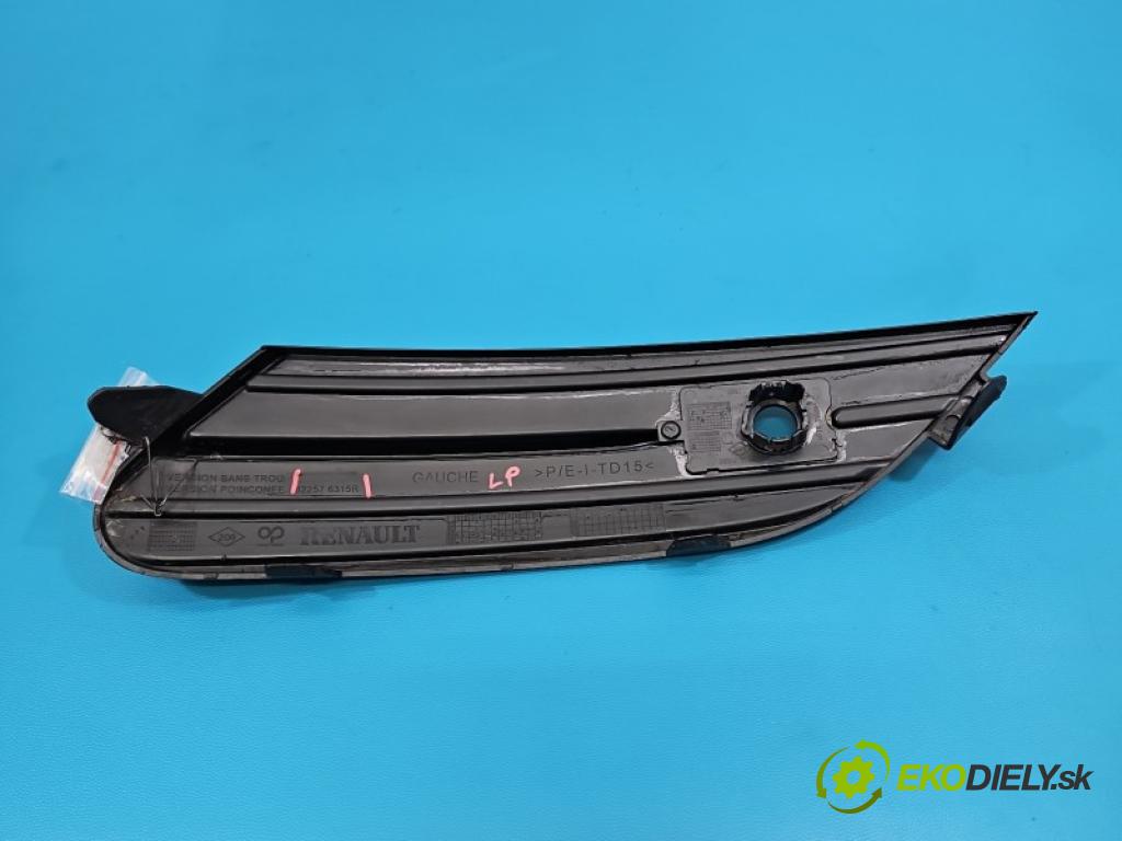 Renault Espace V 2014-2023 1.6 dci 160 HP automatic 118 kW 1598 cm3 5- blenda mriežka: nárazník ľavé 622576315R