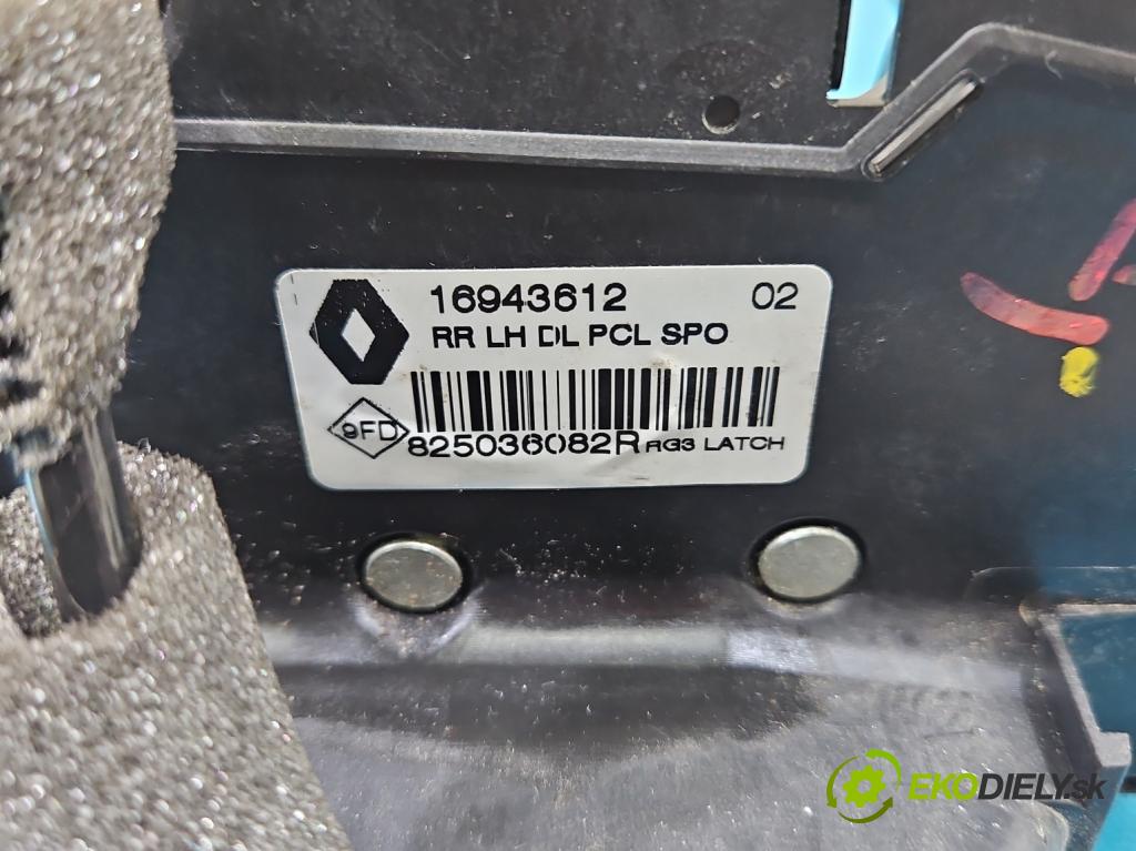 Renault Espace V 2014-2023 1.6 dci 160 HP automatic 118 kW 1598 cm3 5- zámok zadné ľavý 825036082R