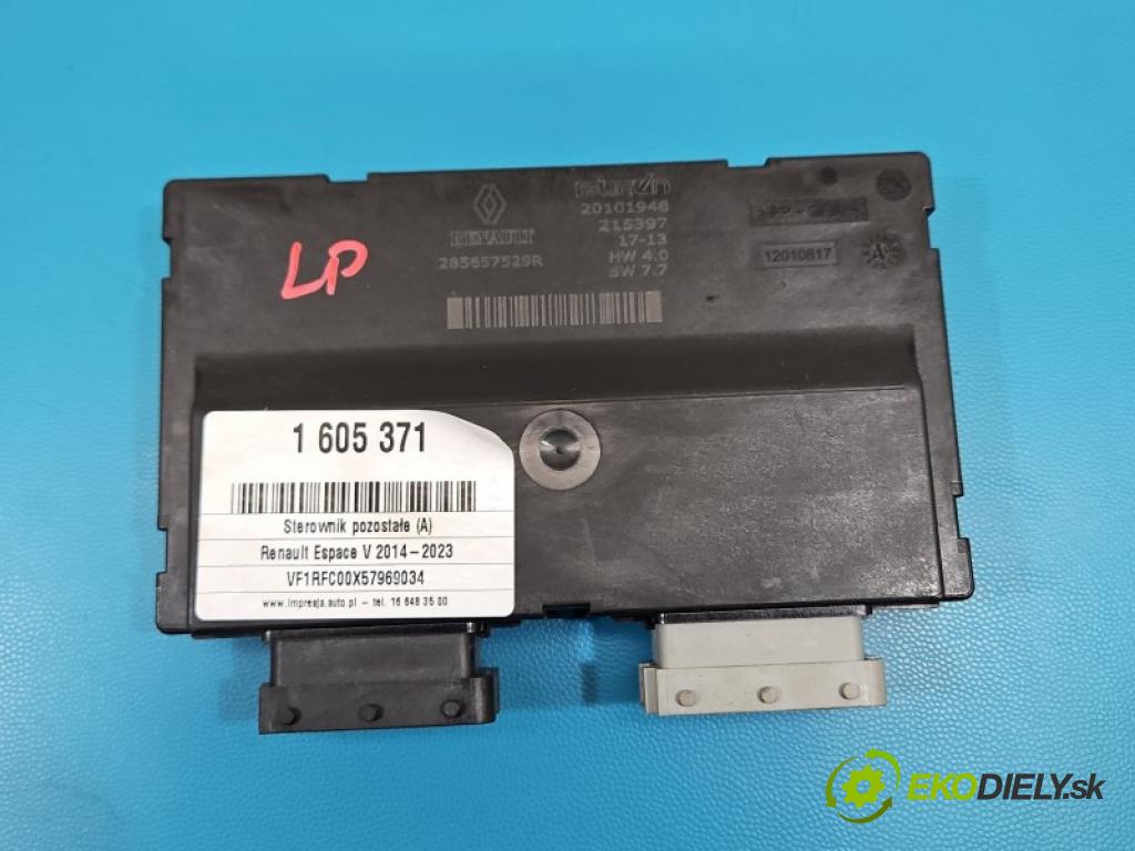 Renault Espace V 2014-2023 1.6 dci 160 hp automatic 118 kW 1598 cm3 5- řídící jednotka 285657529R