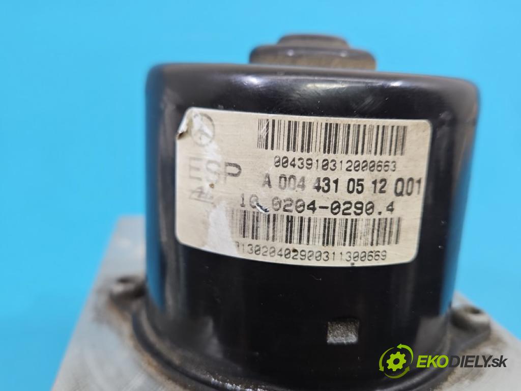 Mercedes C W203 2000-2007 2.0 kompressor 163 hp manual 120 kW 1998 cm3 3- čerpadlo abs A2035451632 (Pumpa ABS)