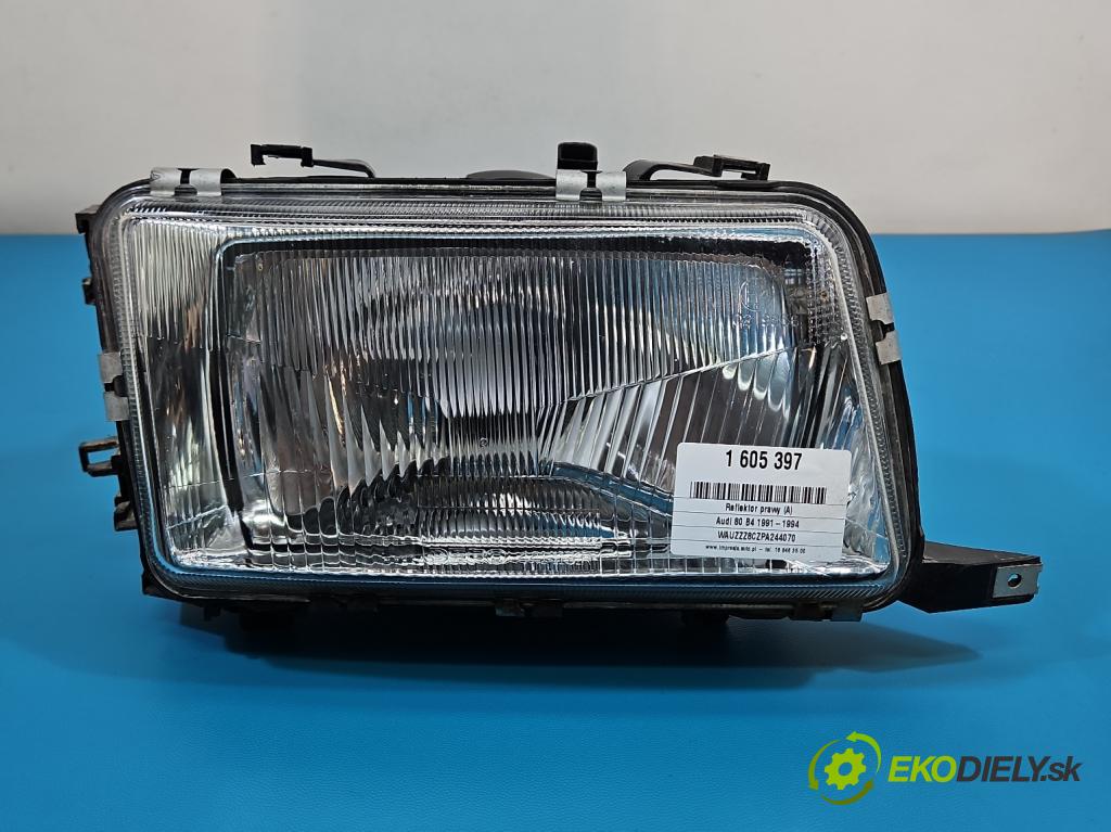 Audi 80 B4 1991-1994 1.9 tdi 90 hp manual 66 kW 1896 cm3 5- světlo pravý  (Pravé přední světlo)