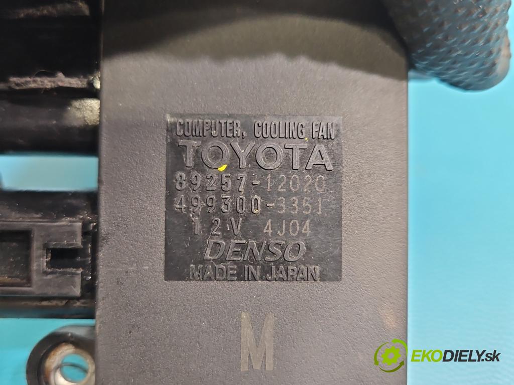 Toyota Auris I 2006-2013 1.4 D4D 90 HP automatic 66 kW 1364 cm3 3- Relé: ventilátoru 89257-12020