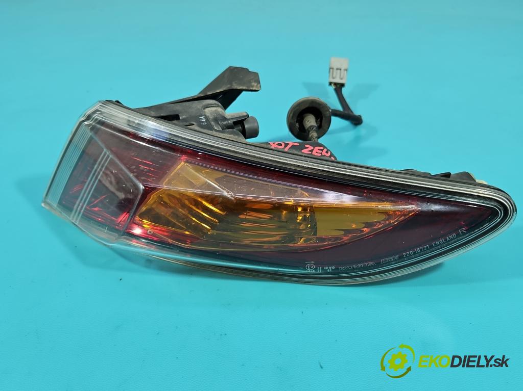 Honda Civic VIII 2006-2011 1.8 16V 140 HP manual 103 kW 1799 cm3 5- svetlo / reflektor zadné pravé 220-16721 (Kľučka dverí ostatné)