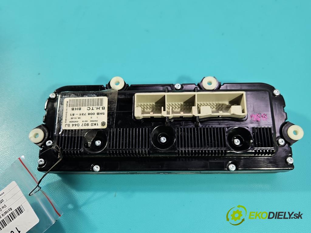 Vw Golf V 2003-2009 1.4 16V 80 HP manual 59 kW 1390 cm3 5- panel kúrenia 1K0907044BJ