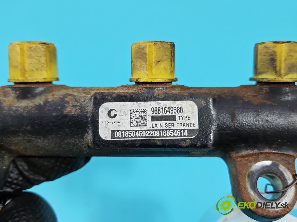 Citroen C8 2002-2014 2.0 hdi 120 HP manual 88 kW 1997 cm3 5- lišta vstrekovacia 9681649580 (Vstrekovacia lišta)