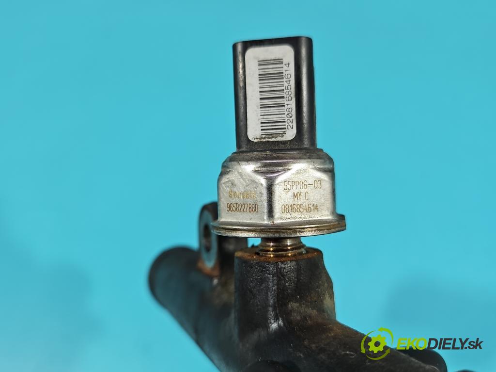 Citroen C8 2002-2014 2.0 hdi 120 HP manual 88 kW 1997 cm3 5- lišta vstrekovacia 9681649580 (Vstrekovacia lišta)