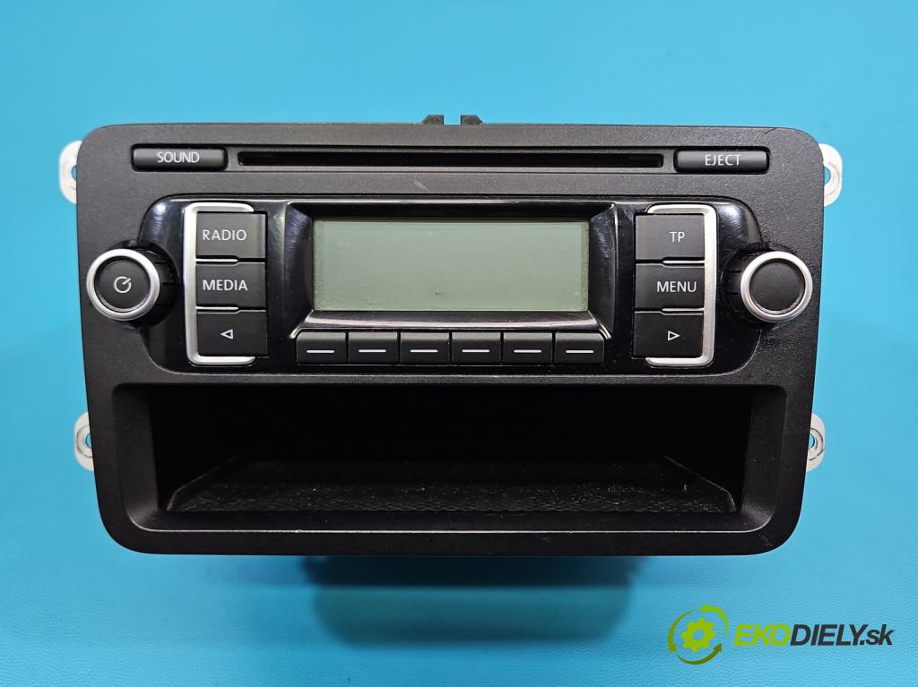 Vw Polo V 6R 2009-2017 1.4 16V 86 HP manual 63 kW 1390 cm3 5- Radio originál 5M0035156C