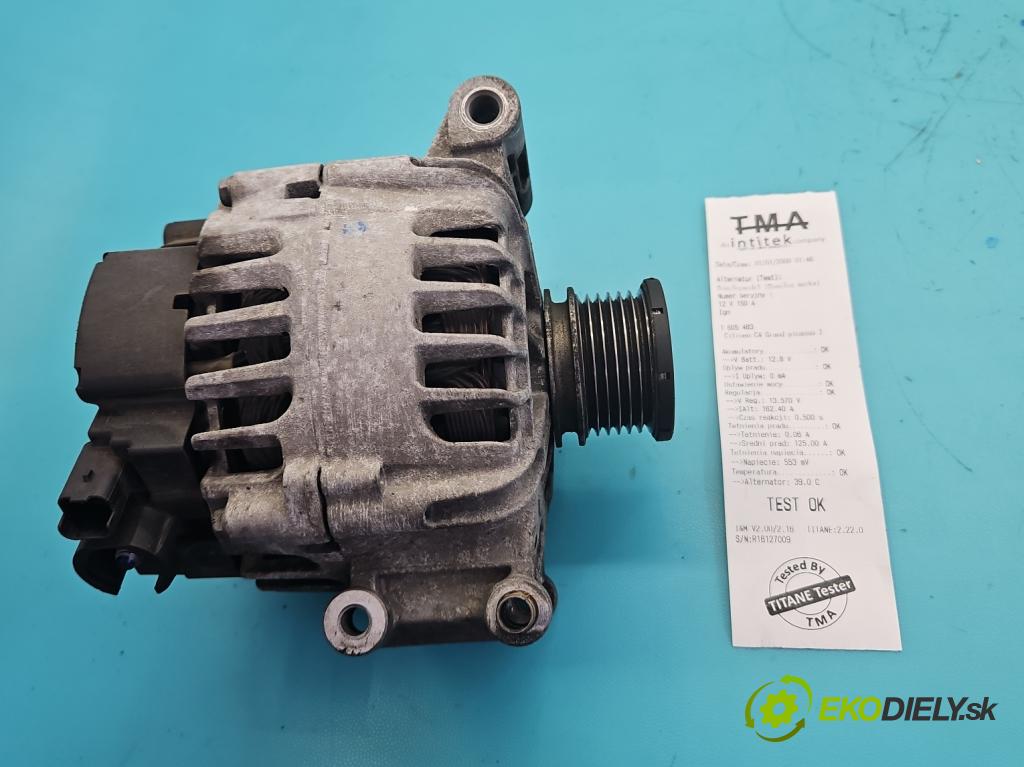 Citroen C4 Grand picasso I 2006-2013 1.6 T 156 hp automatic 115 kW 1598 cm3 5- Alternator 9666997980 (Alternátor)