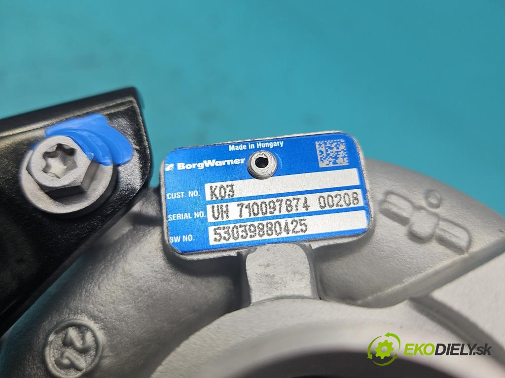 Citroen C4 Grand picasso I 2006-2013 1.6 T 156 HP automatic 115 kW 1598 cm3 5- turbodúchadlo, turbo repasovaná 53039880425