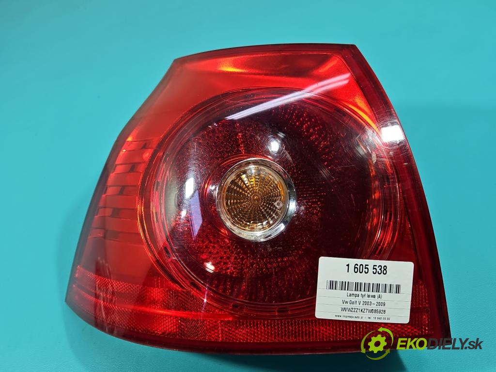 Vw Golf V 2003-2009 1.4 16V 80 HP manual 59 kW 1390 cm3 5- svetlo / reflektor zadné ľavé blatník 1K6945095N
