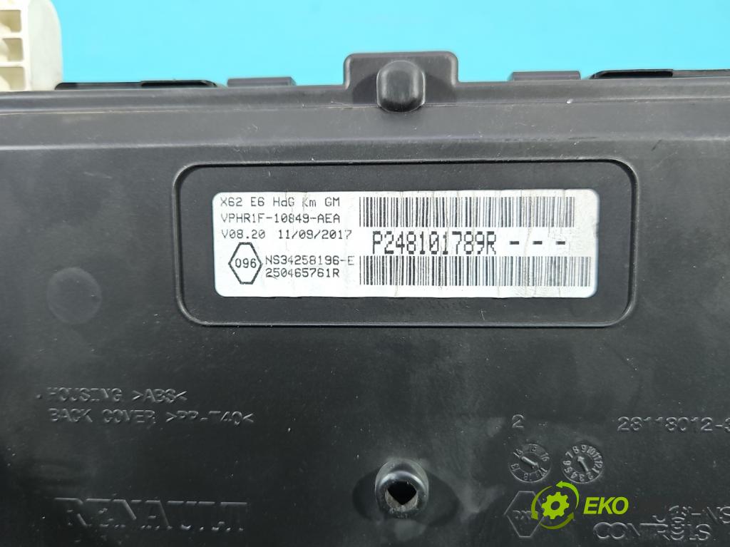 Opel Movano III 2010-2022 2.3 cdti 145 HP manual 107 kW 2299 cm3 5- prístrojovka/ budíky P248101789R (Prístrojová doska)