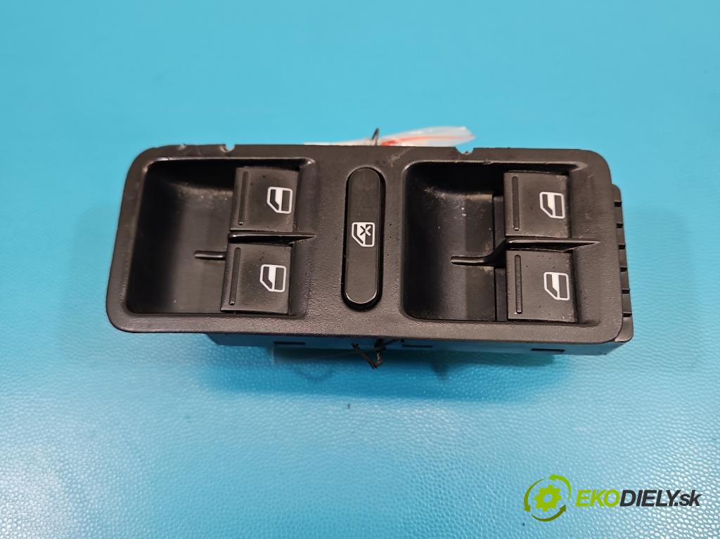 Vw Polo V 6R 2009-2017 1.4 16V 86 HP manual 63 kW 1390 cm3 5- prepínač okien spätných zrkadiel 1K4959857B