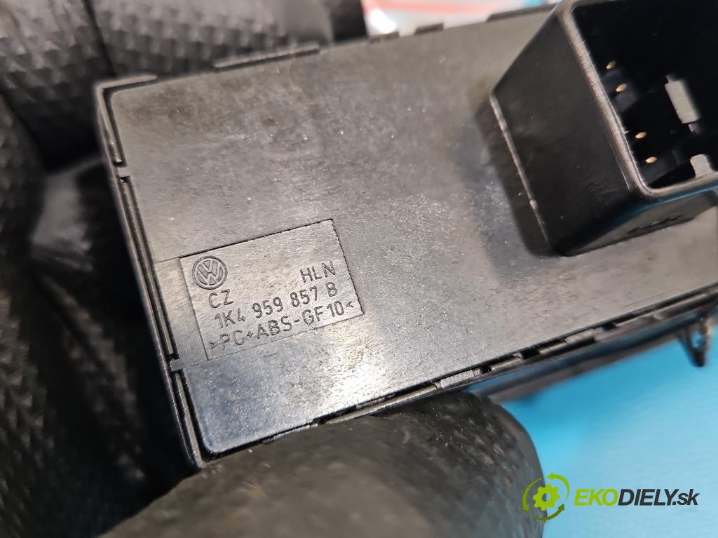 Vw Polo V 6R 2009-2017 1.4 16V 86 HP manual 63 kW 1390 cm3 5- prepínač okien spätných zrkadiel 1K4959857B