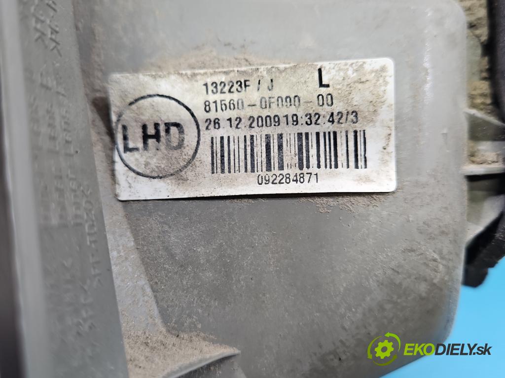 Toyota Verso 2009-2018 2.0 D4D 126 hp manual 93 kW 1998 cm3 5- světlo zadní levé blatník: 81560-0F090