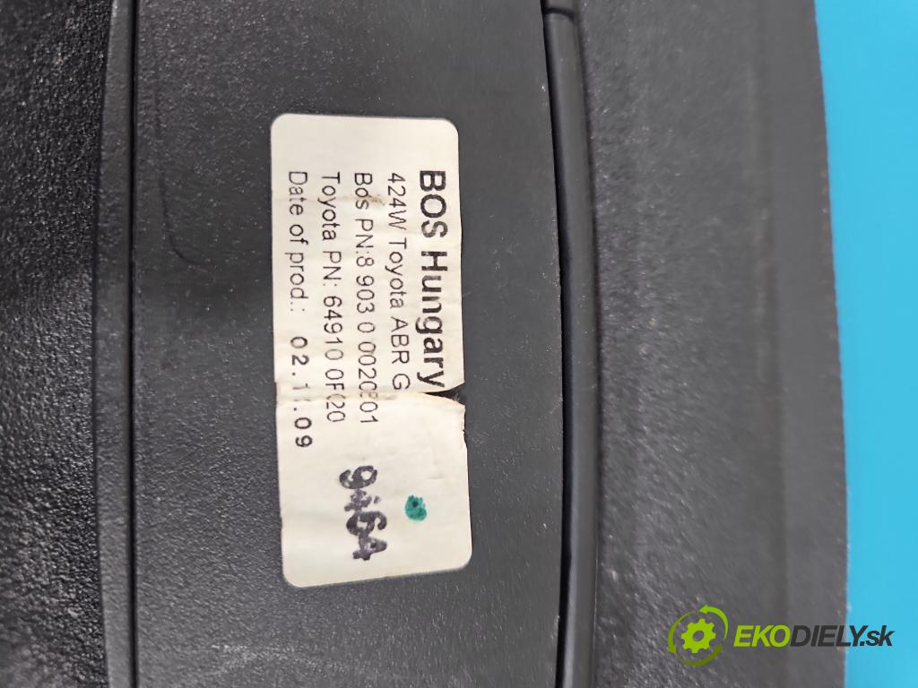 Toyota Verso 2009-2018 2.0 D4D 126 HP manual 93 kW 1998 cm3 5- roleta 649100F020 (Roleta kufra)