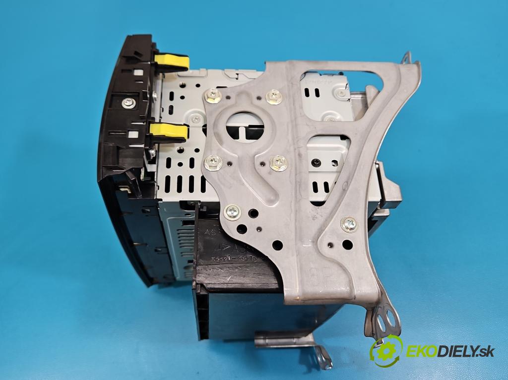 Toyota Prius II XW20 2003-2009 1.5 16V 77 hp automatic 57 kW 1497 cm3 5- Radio továrna: 86120-47220