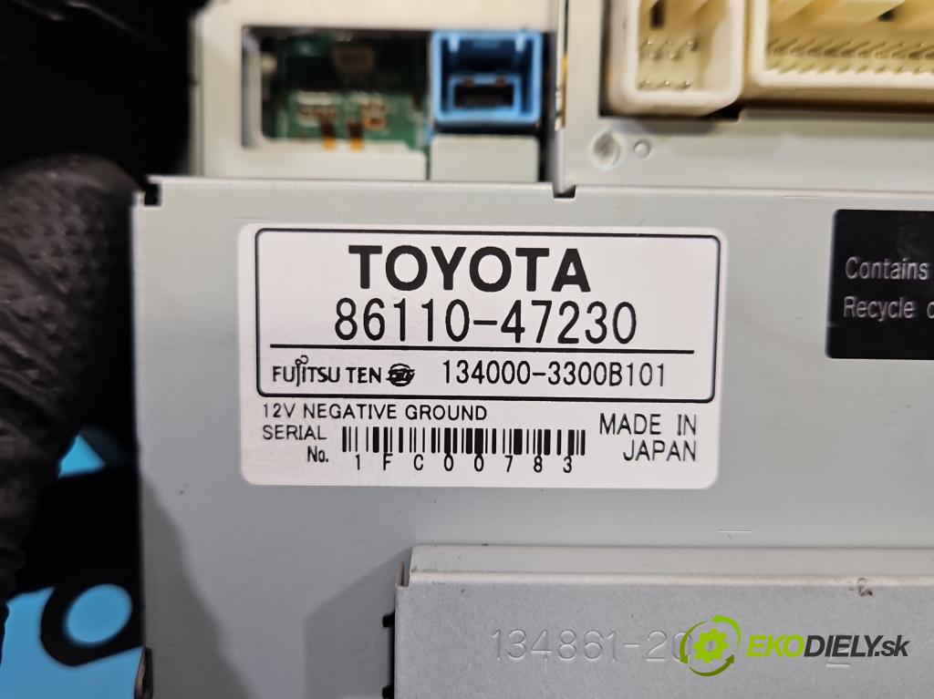 Toyota Prius II XW20 2003-2009 1.5 16V 77 HP automatic 57 kW 1497 cm3 5- Zobrazit: 86110-47230 (Prístrojová doska)
