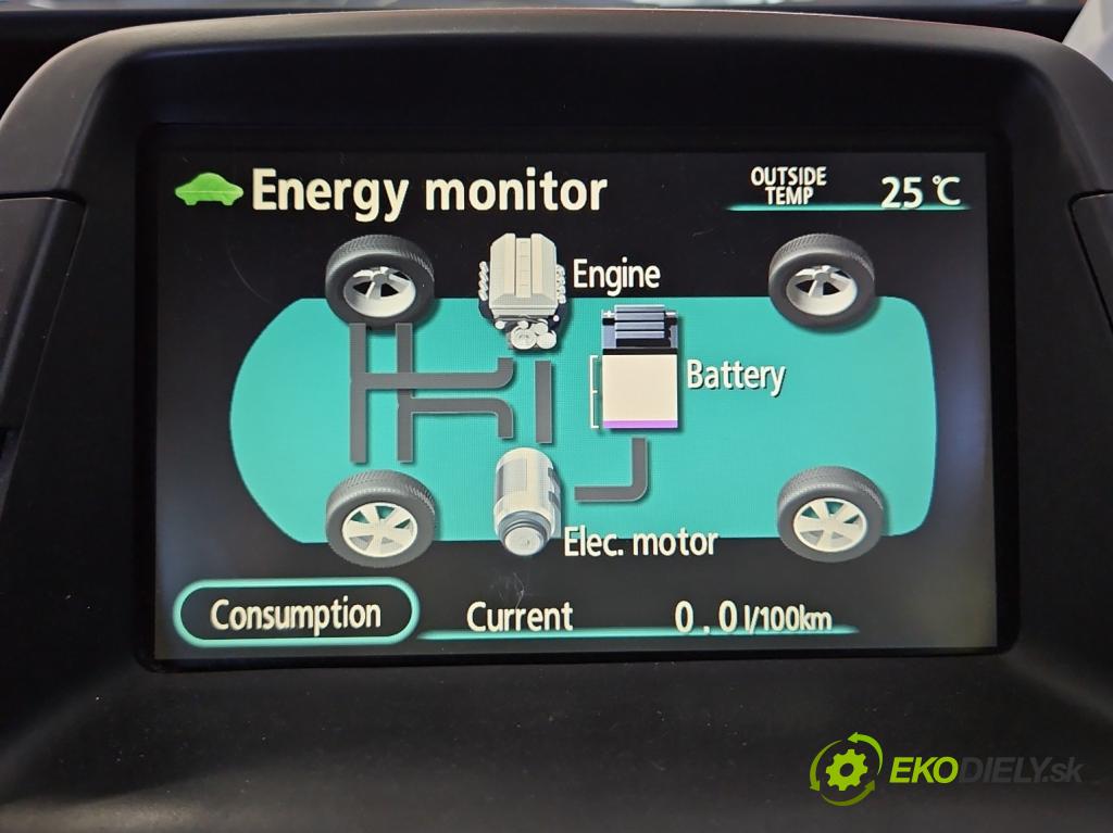Toyota Prius II XW20 2003-2009 1.5 16V 77 HP automatic 57 kW 1497 cm3 5- Zobrazit: 86110-47230 (Prístrojová doska)