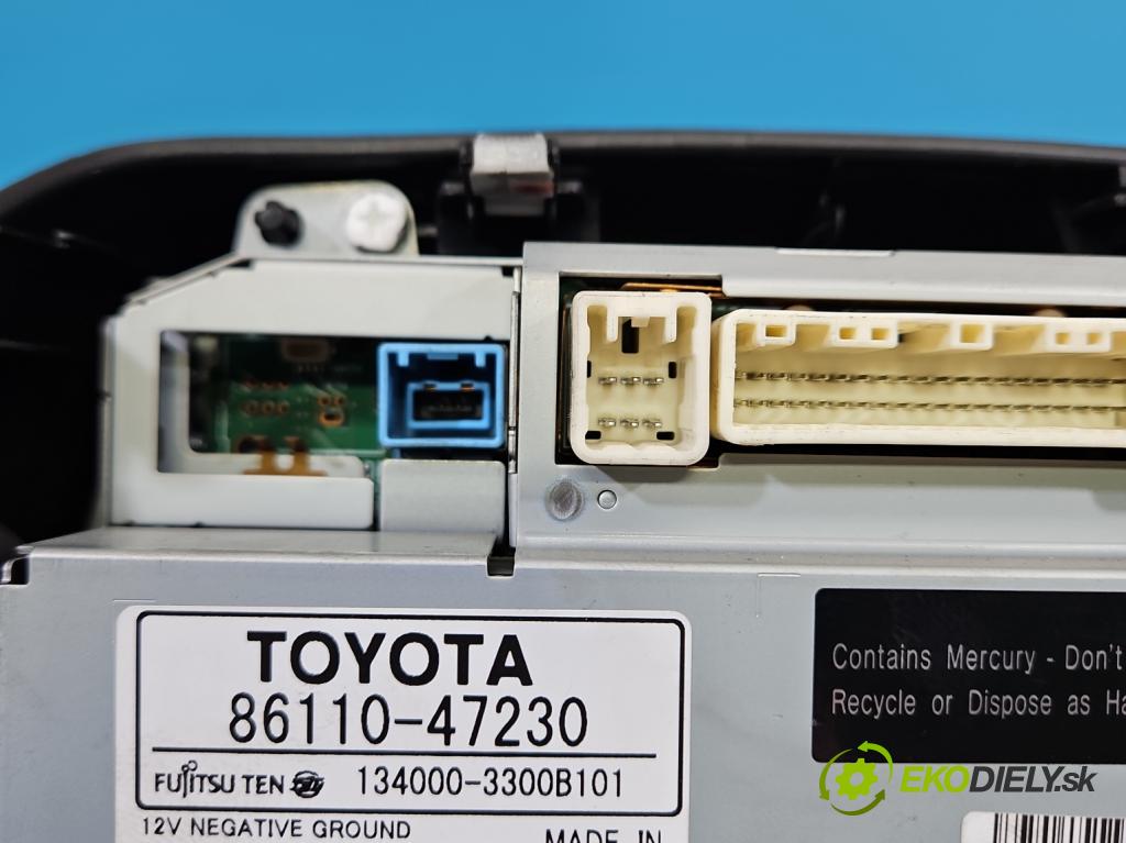 Toyota Prius II XW20 2003-2009 1.5 16V 77 HP automatic 57 kW 1497 cm3 5- Zobrazit: 86110-47230 (Prístrojová doska)