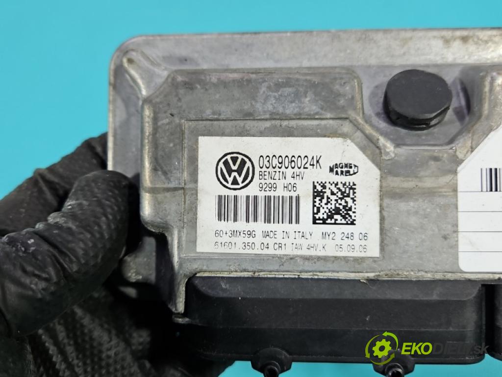 Vw Golf V 2003-2009 1.4 16V 80 hp manual 59 kW 1390 cm3 5- řídící jednotka motoru 03C906024K