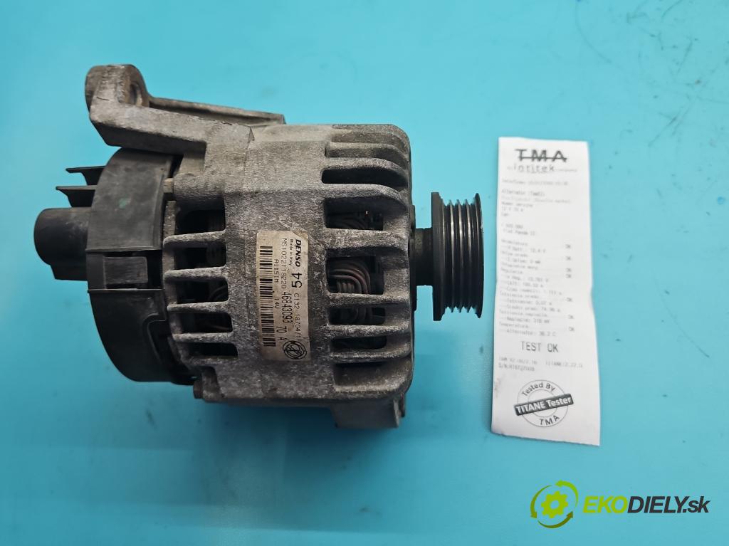 Fiat Panda II 2003-2012 1.1 8V 54 hp manual 40 kW 1108 cm3 5- Alternator 46843093 (Alternátor)