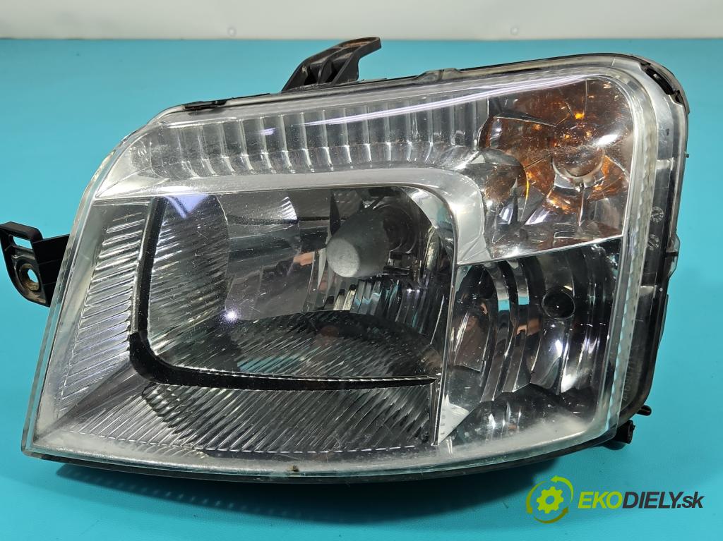 Fiat Panda II 2003-2012 1.1 8V 54 hp manual 40 kW 1108 cm3 5- světlo levý  (Klika dveří ostatní)