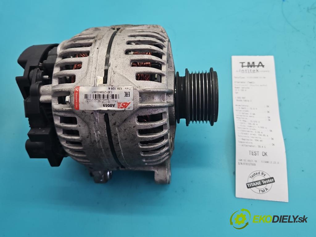 Skoda Fabia I 1999-2007 1.9 tdi 101 hp manual 74 kW 1896 cm3 4- Alternator  (Alternátor)