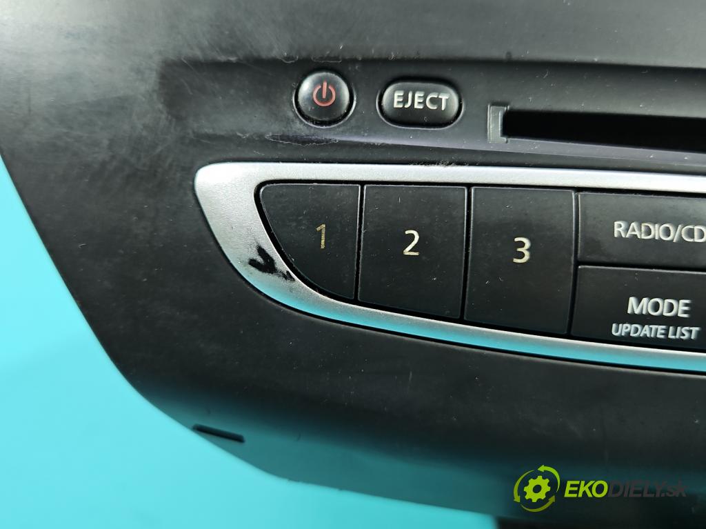 Renault Laguna III 2007-2015 1.5 dci 110 HP manual 81 kW 1461 cm3 5- Radio originál 281150013R