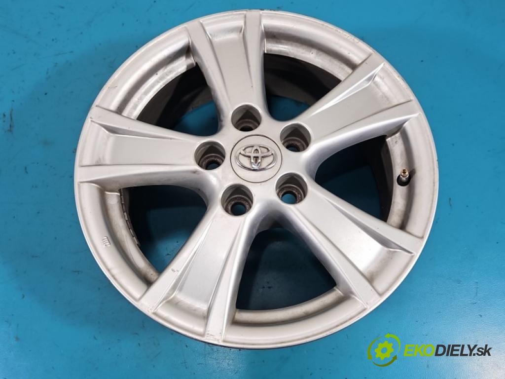 Toyota Verso 2009-2018 2.0 D4D 126 hp manual 93 kW 1998 cm3 5- Felga hliník 16" komplet 42611-0F120
