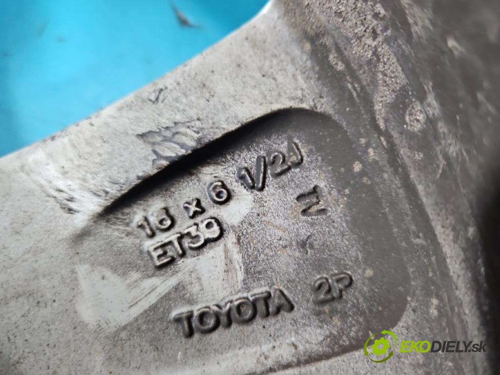 Toyota Verso 2009-2018 2.0 D4D 126 hp manual 93 kW 1998 cm3 5- Felga hliník 16" komplet 42611-0F120