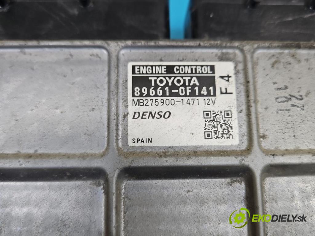 Toyota Verso 2009-2018 2.0 D4D 126 hp manual 93 kW 1998 cm3 5- řídící jednotka motoru 89661-0F141