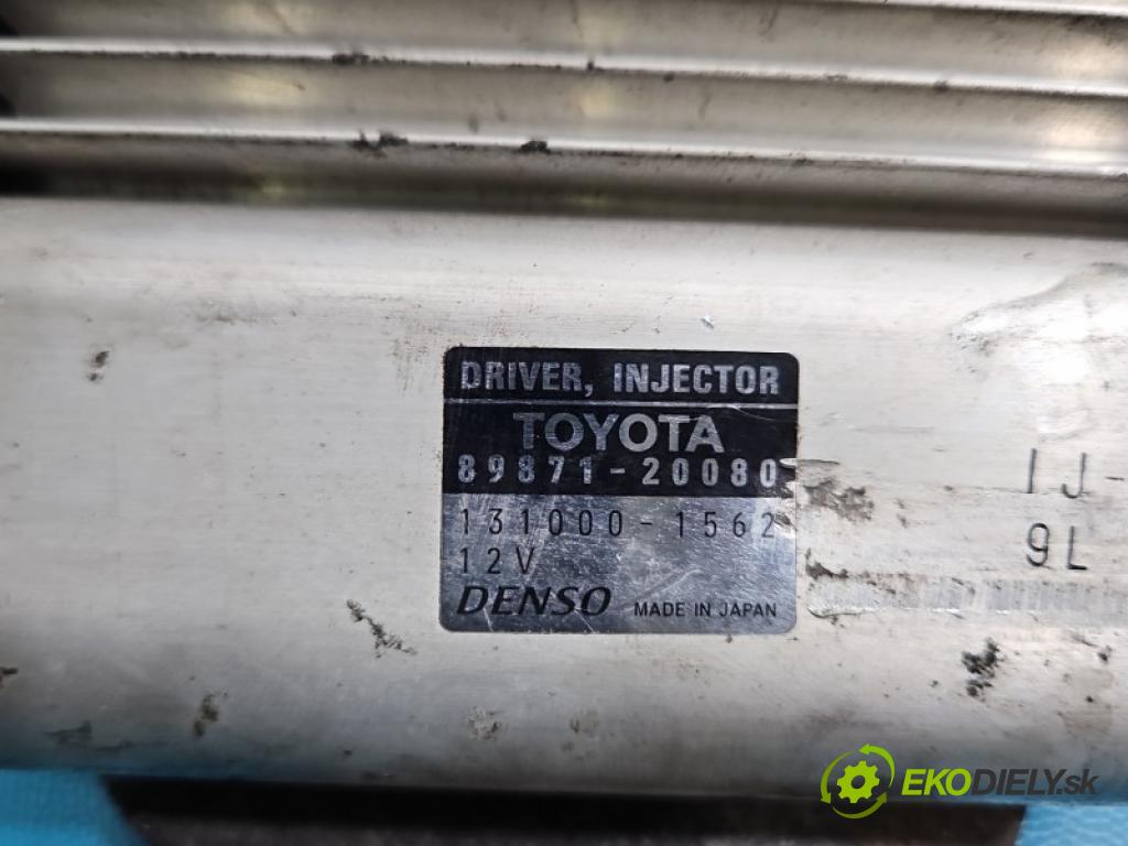 Toyota Verso 2009-2018 2.0 D4D 126 hp manual 93 kW 1998 cm3 5- řídící jednotka 89871-20080