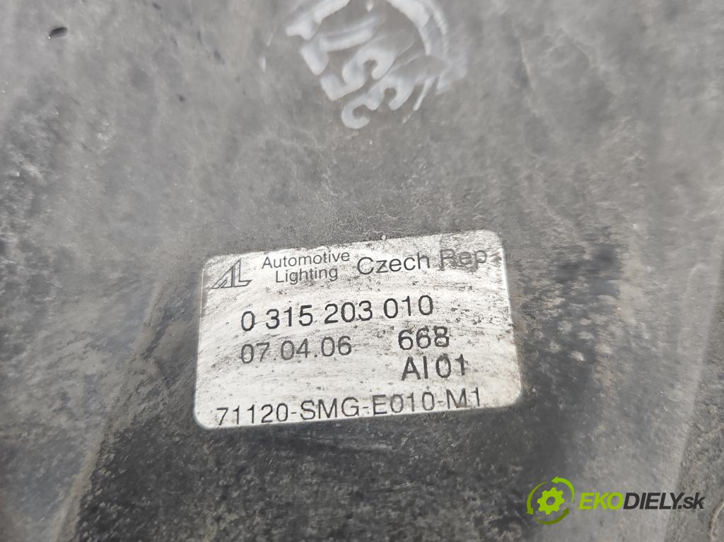 Honda Civic VIII 2006-2011 1.8 16V 140 HP manual 103 kW 1799 cm3 5- miežka 71120-SMG-E010-M1