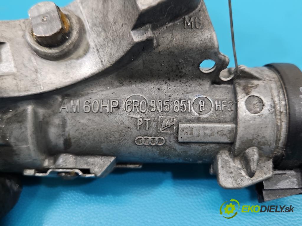 Vw Polo V 6R 2009-2017 1.4 16V 86 hp manual 63 kW 1390 cm3 5- spínací skříňka 6R0905851B (Spínací skříňka)