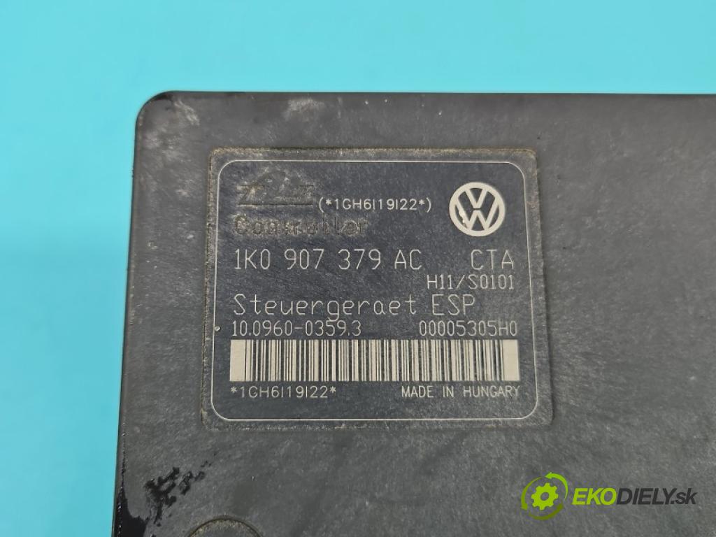 Vw Golf V 2003-2009 1.4 16V 80 hp manual 59 kW 1390 cm3 5- čerpadlo abs 1K0907379AC (Pumpa ABS)