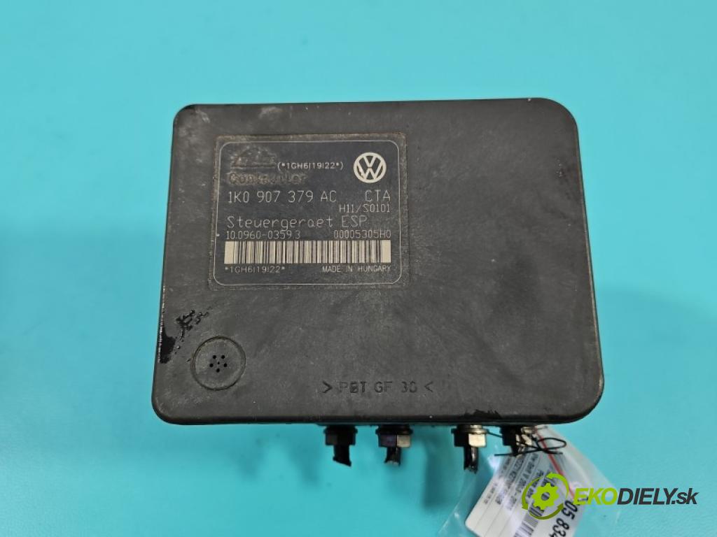 Vw Golf V 2003-2009 1.4 16V 80 hp manual 59 kW 1390 cm3 5- čerpadlo abs 1K0907379AC (Pumpa ABS)